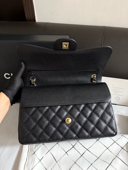 CHANEL Classic Flap Jumbo in Black Caviar GHW - series 19 Pre-Order