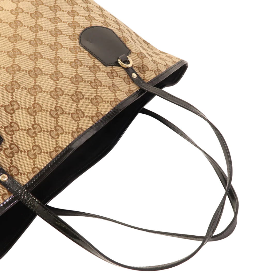 Gucci GG Shoulder Bag Canvas Brown