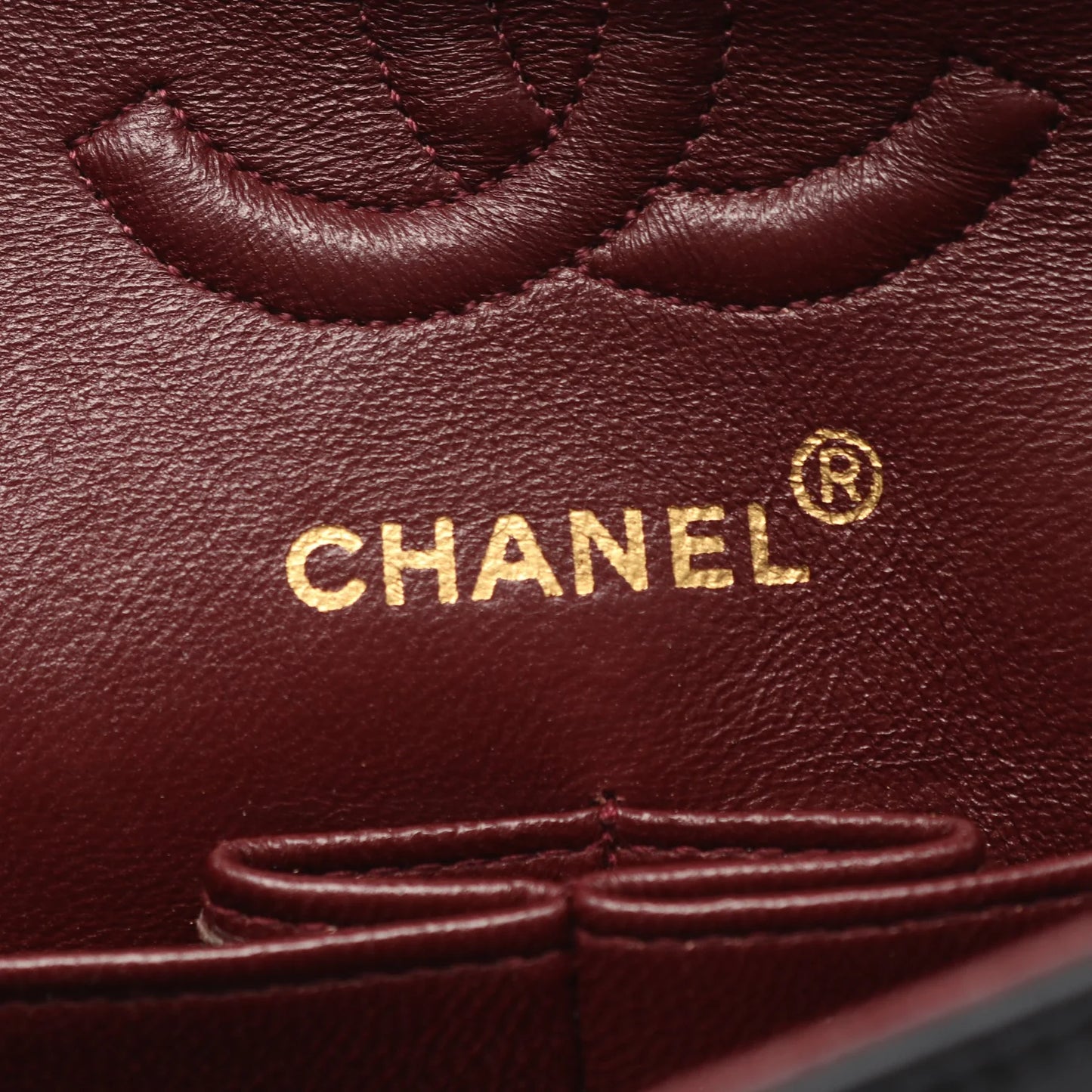 Chanel Classic Flap Bag Vintage Small Lambskin Black Gold Hardware