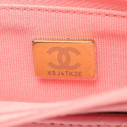 Chanel Wallet On Chain Vintage Bag Caviar Pink Gold Hardware
