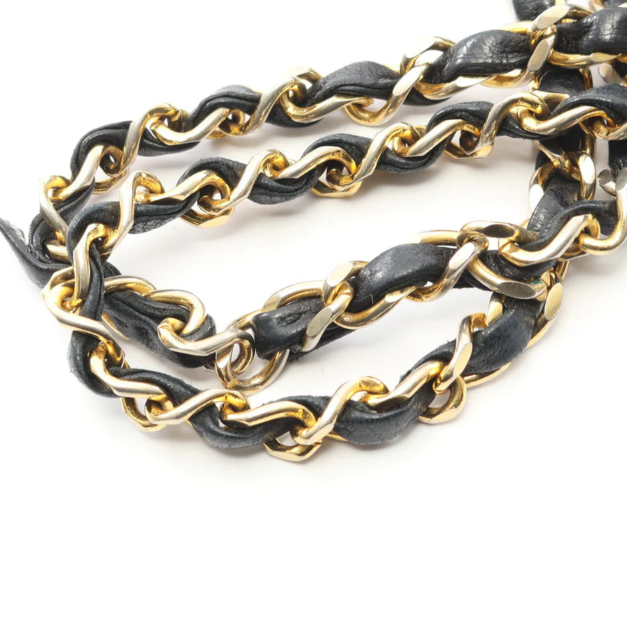 Chanel Classic Flap Bag vintage Small Lambskin Black Gold Hardware