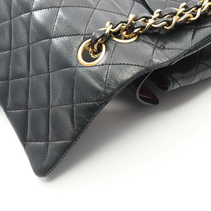 Chanel Classic Flap Bag vintage Small Lambskin Black Gold Hardware