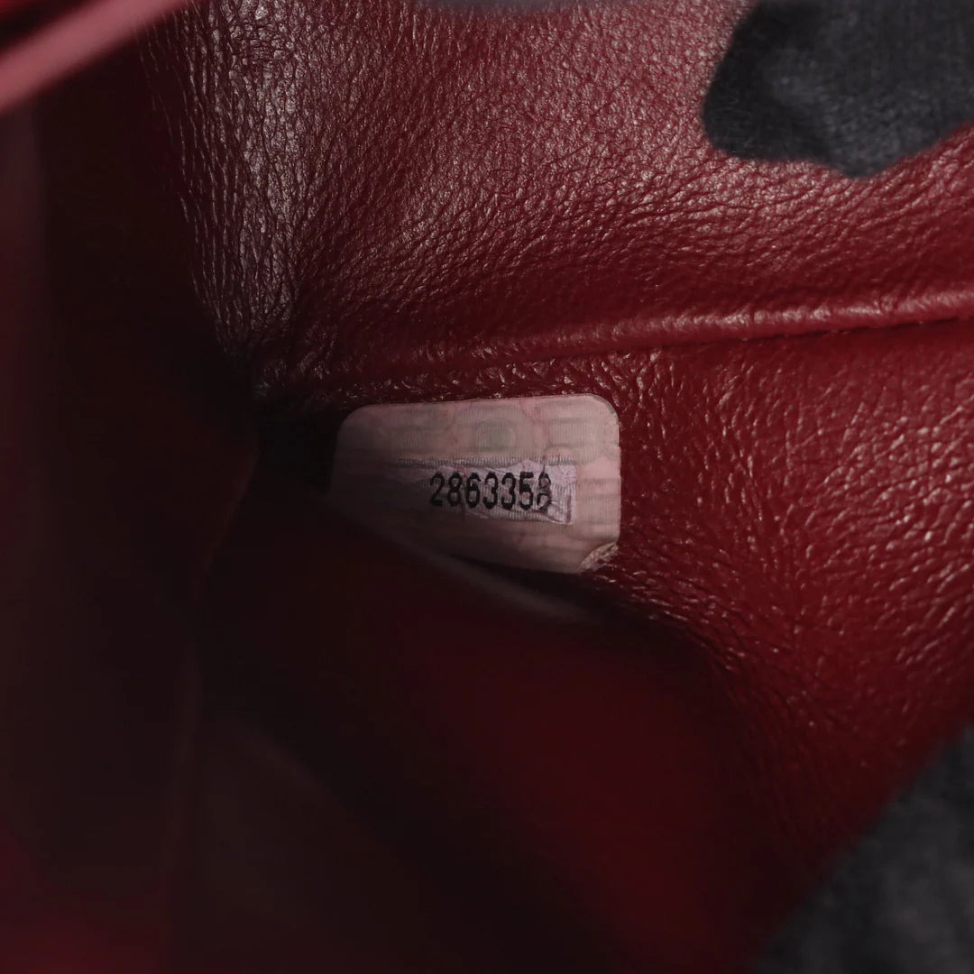 Chanel Classic Flap Bag Vintage Small Lambskin Black Gold Hardware