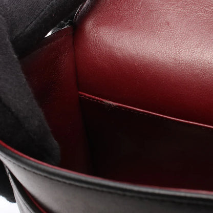 Chanel Classic Flap Bag Vintage Medium Lambskin Black Gold Hardware