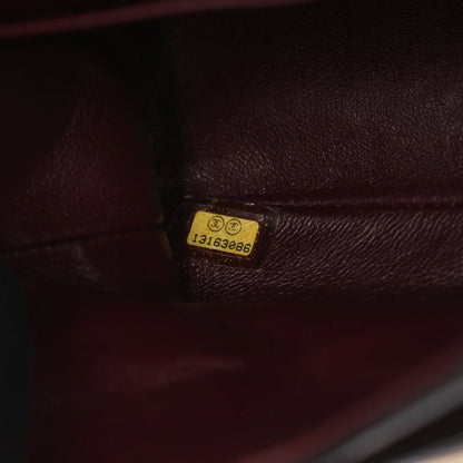 Chanel Classic Flap Bag Vintage Small Lambskin Black Gold Hardware