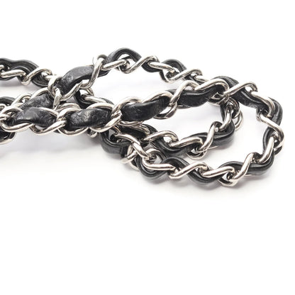 Chanel Classic Flap Bag Vintage Medium Caviar Black Silver Hardware