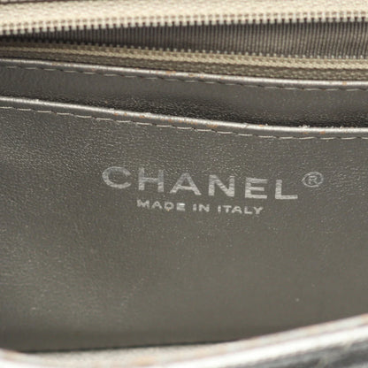 Chanel Mini Matelasse 20 Bag Vintage Leather Silver