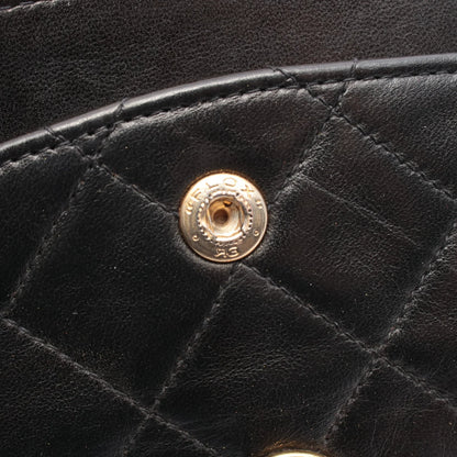 Chanel Classic Flap Bag Vintage Small Lambskin Black Gold Hardware
