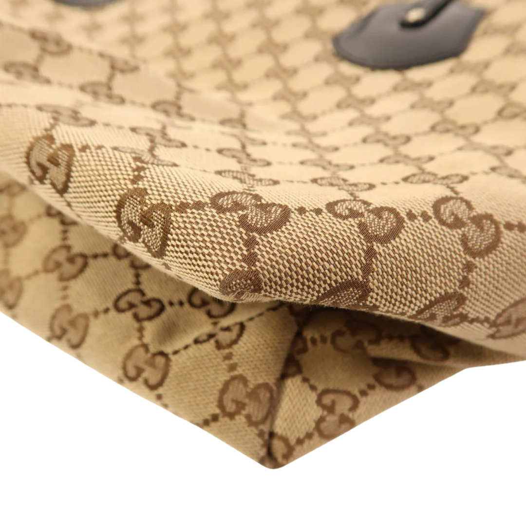 Gucci GG Shoulder Bag Canvas Brown