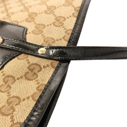 Gucci GG Shoulder Bag Canvas Brown