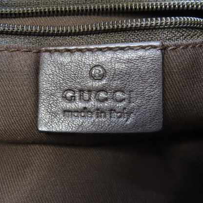 Gucci Abbey Shoulder Bag Canvas Brown