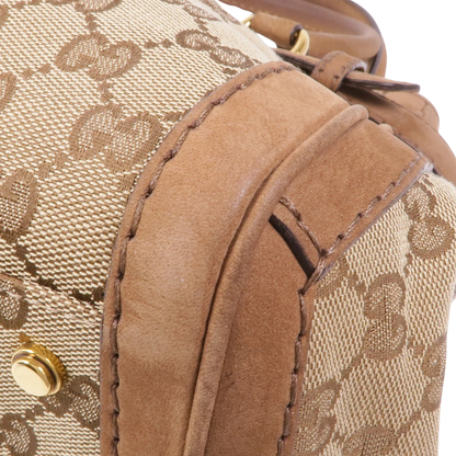 Gucci GG Handbag Canvas Brown