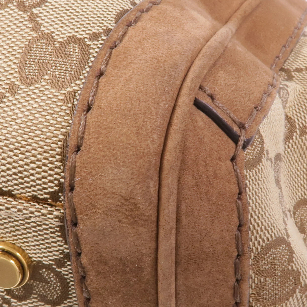 Gucci GG Handbag Canvas Brown