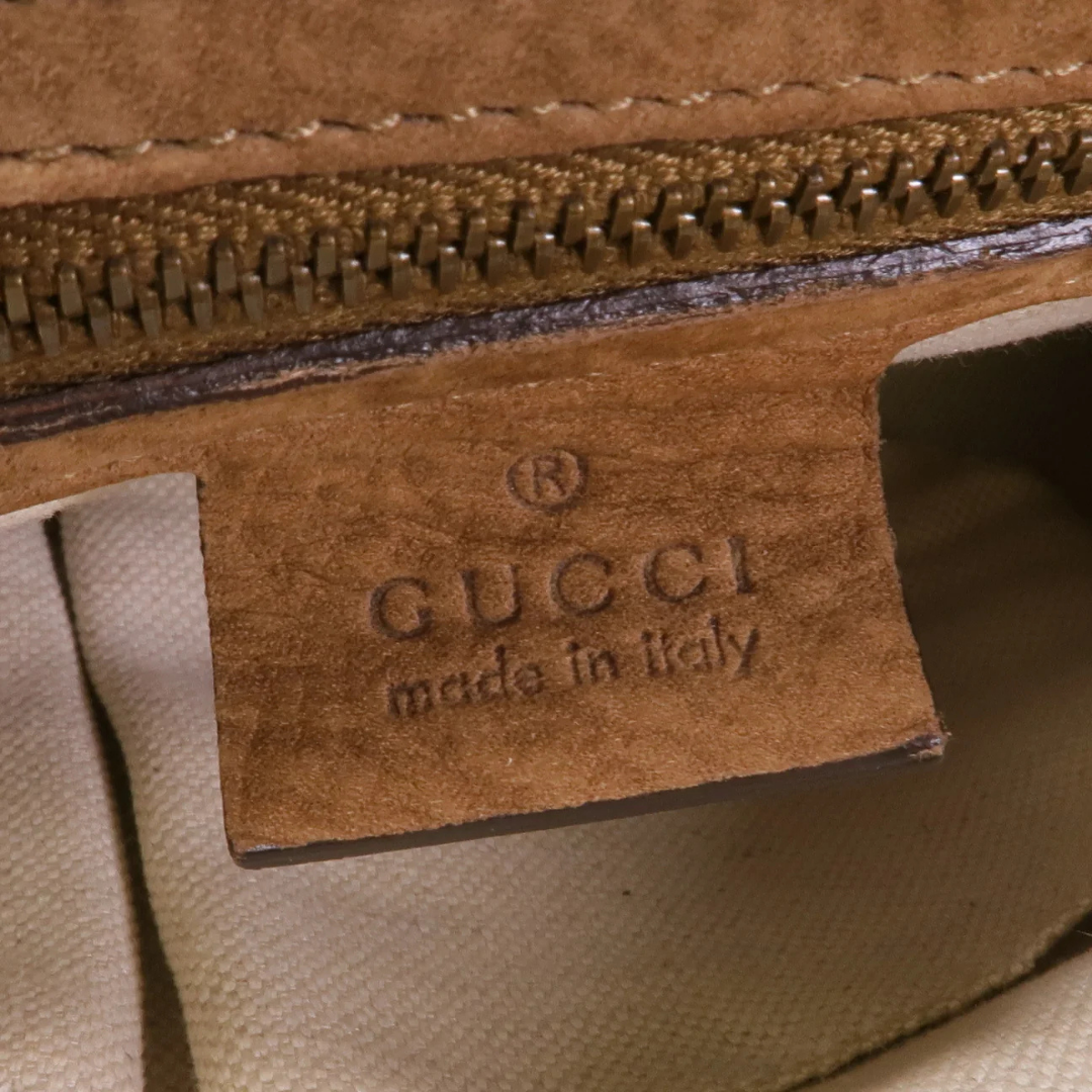 Gucci GG Handbag Canvas Brown