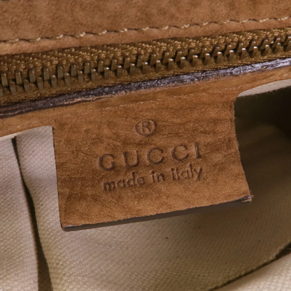 Gucci GG Handbag Canvas Brown