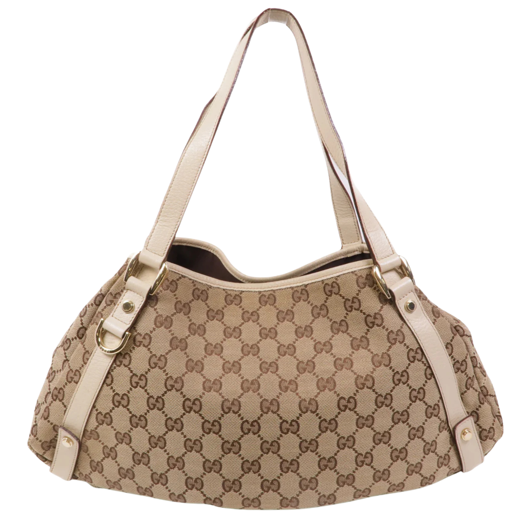 Gucci GG Tote Bag Canvas Brown