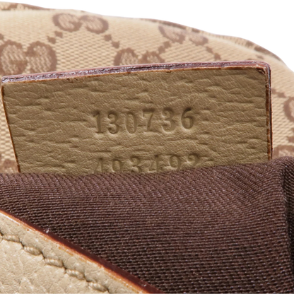 Gucci GG Tote Bag Canvas Brown