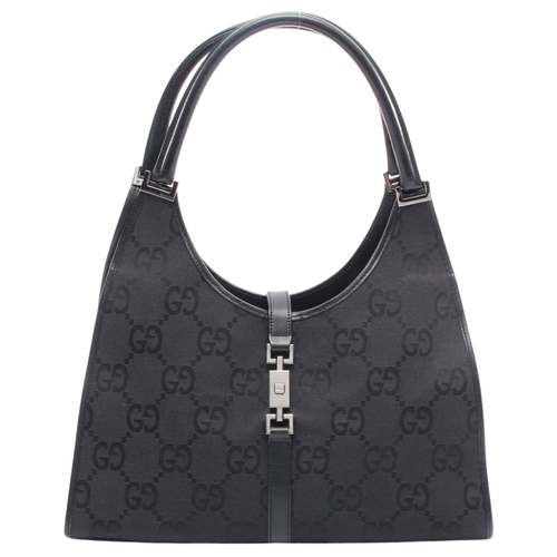 Gucci Jackie GG Shoulder Bag Black