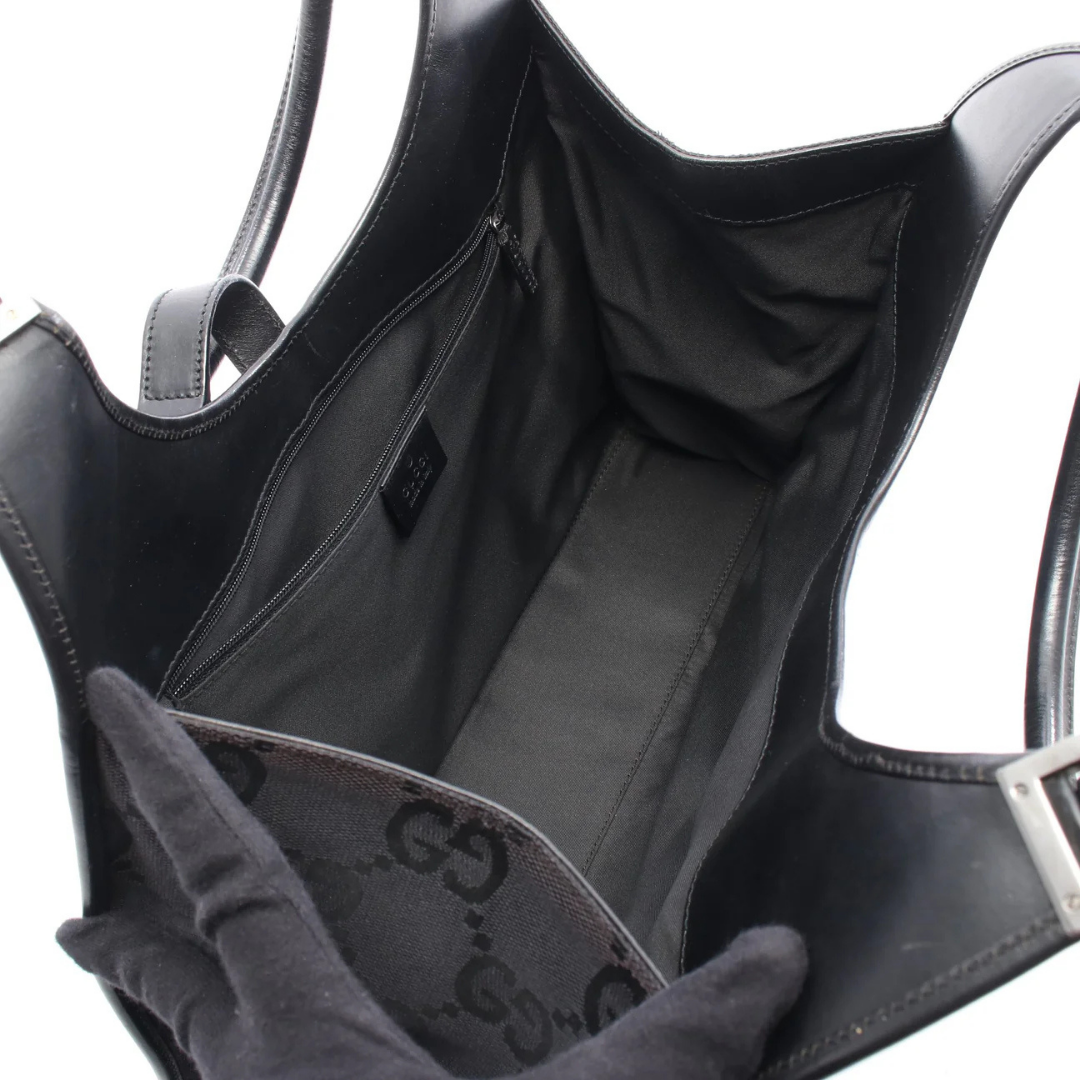 Gucci Jackie GG Shoulder Bag Black