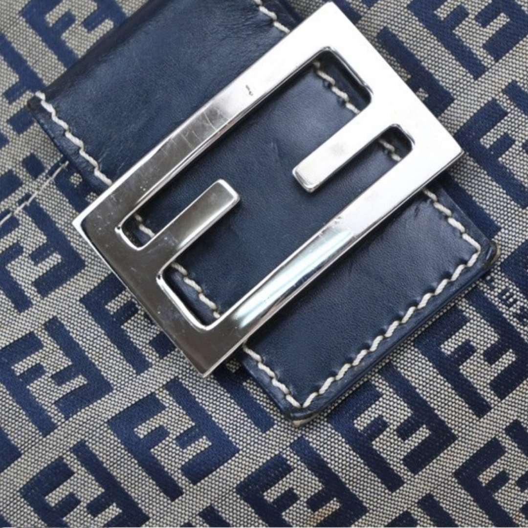 Fendi Shoulder Vintage Bag Navy