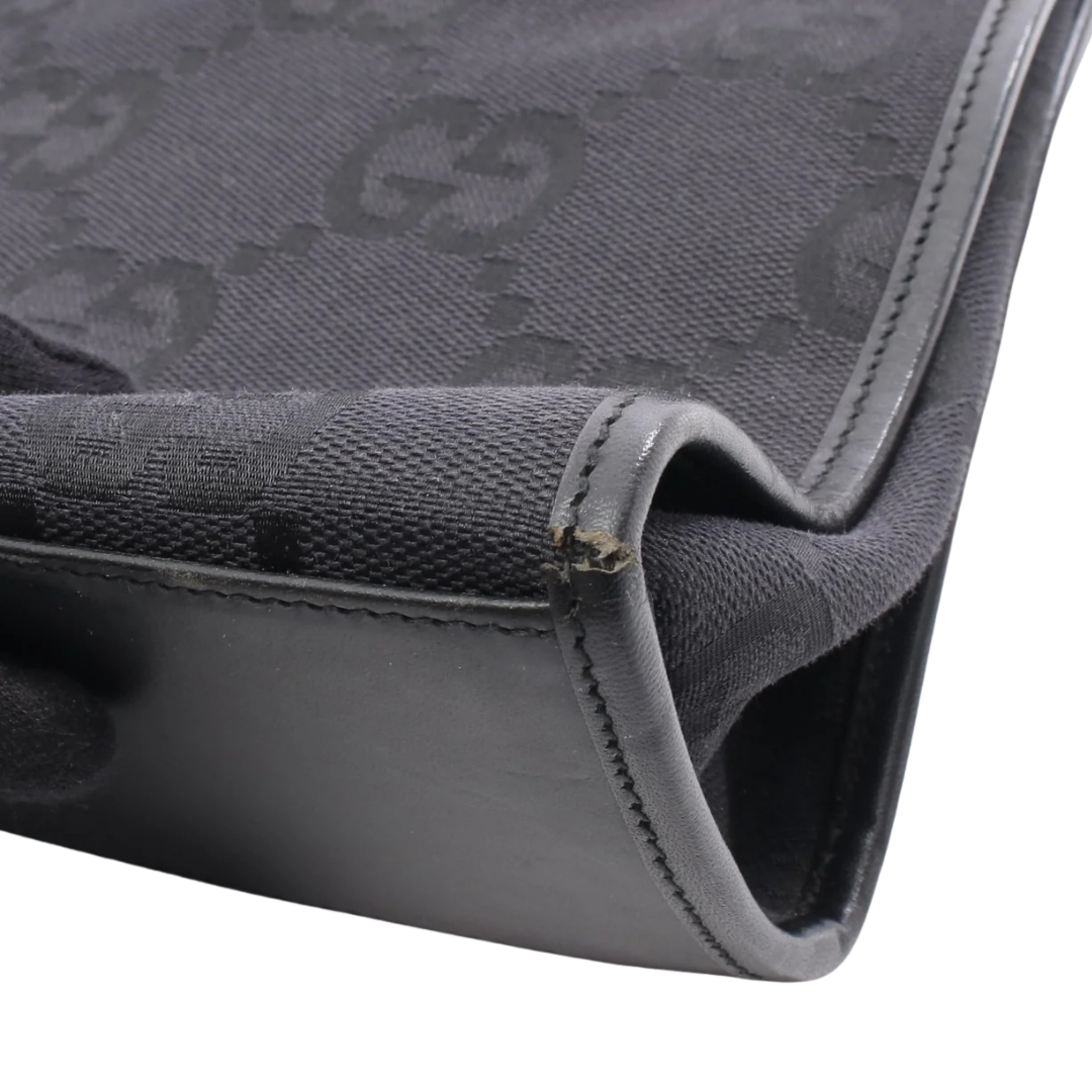 Gucci Jackie GG Shoulder Bag Black