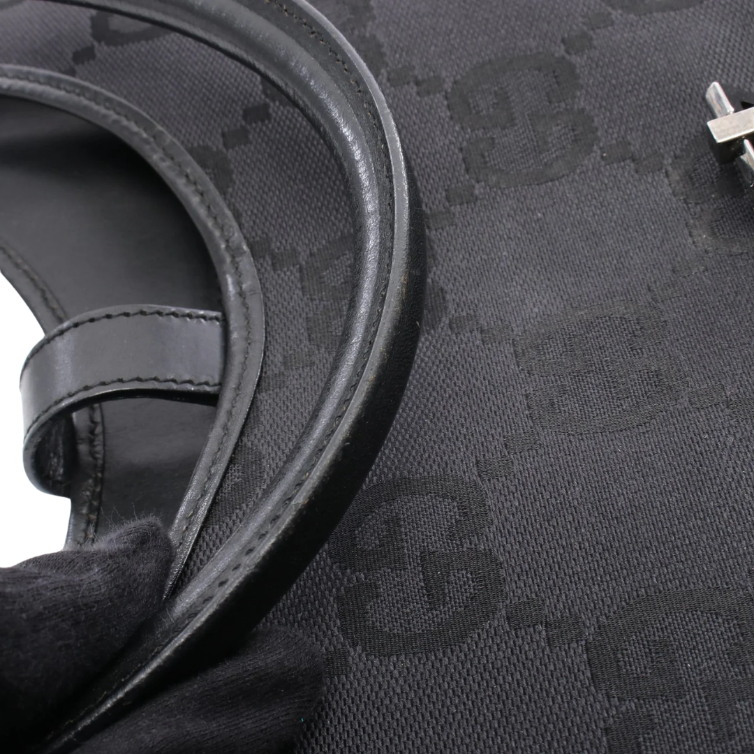 Gucci Jackie GG Shoulder Bag Black