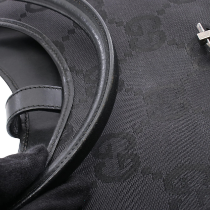 Gucci Jackie GG Shoulder Bag Black