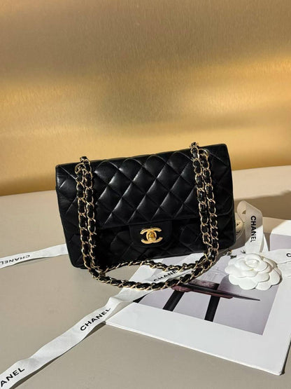 Chanel classic flap bag small black