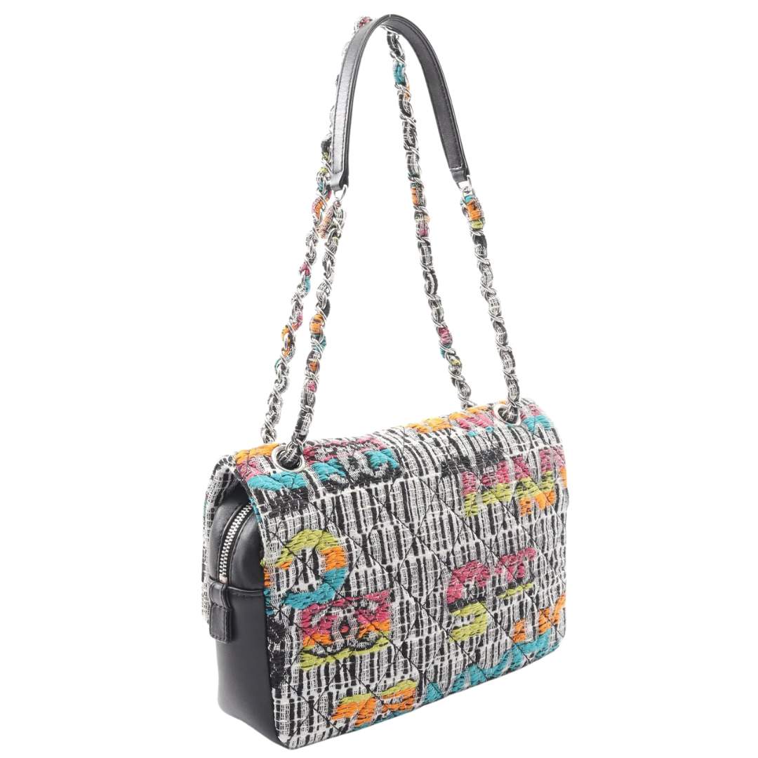 Chanel Tweed Bag Multicolor Medium