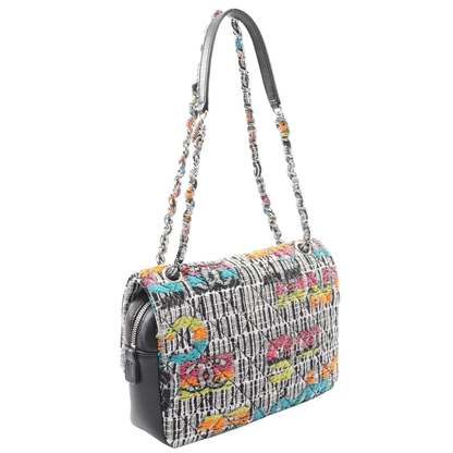 Chanel Tweed Bag Multicolor Medium