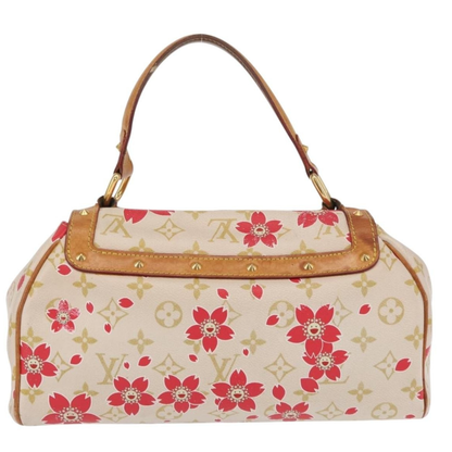 Louis Vuitton Limited Edition Cherry Blossom Vintage Retro Bag White