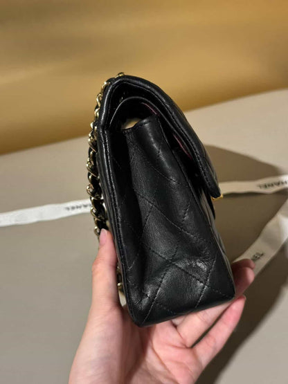 Chanel classic flap bag small black