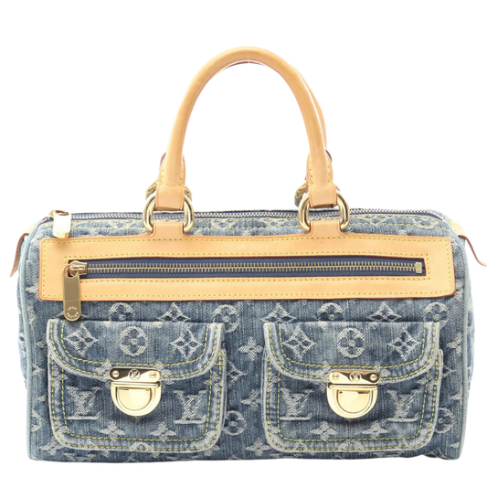 Louis Vuitton Denim Neo Speedy Handbag