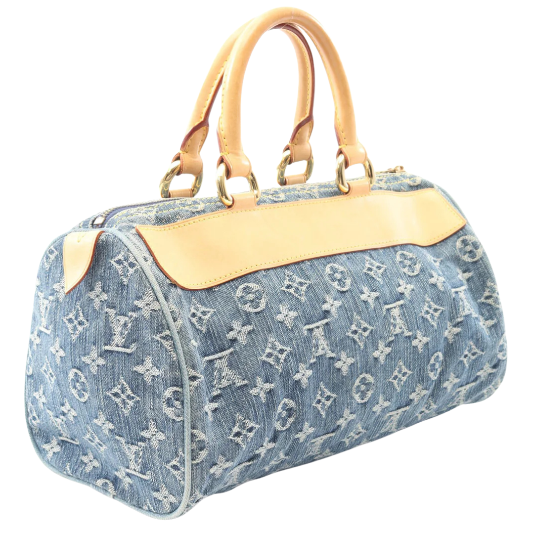 Louis Vuitton Denim Neo Speedy Handbag