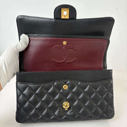 Chanel Classic Medium Vintage Bag Caviar Gold Hardware
