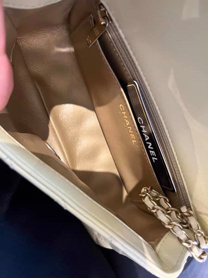 Chanel Pearl Crush Mini Rectangular Yellow