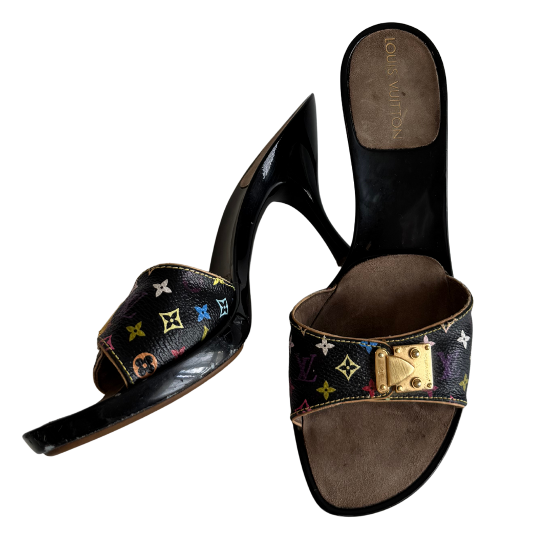 Louis Vuitton Multicolor Heels 37