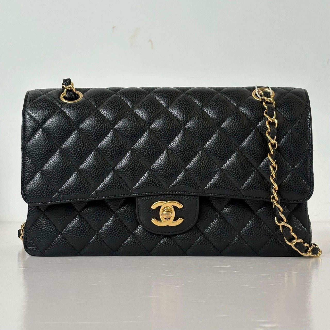 Chanel Classic Medium Vintage Bag Caviar Gold Hardware