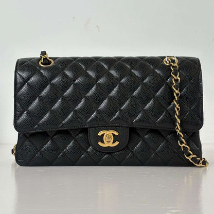 Chanel Classic Medium Vintage Bag Caviar Gold Hardware