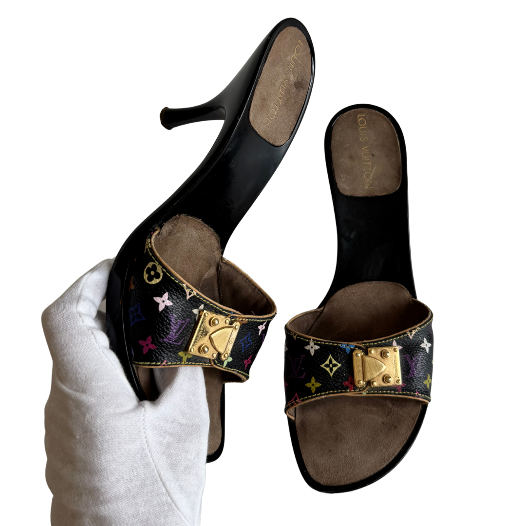 Louis Vuitton Multicolor Heels 37