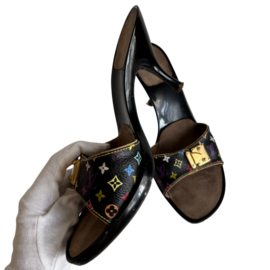 Louis Vuitton Multicolor Heels 37