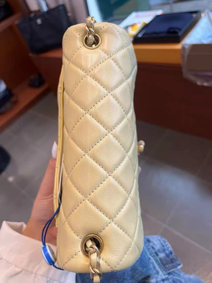 Chanel Pearl Crush Mini Rectangular Yellow