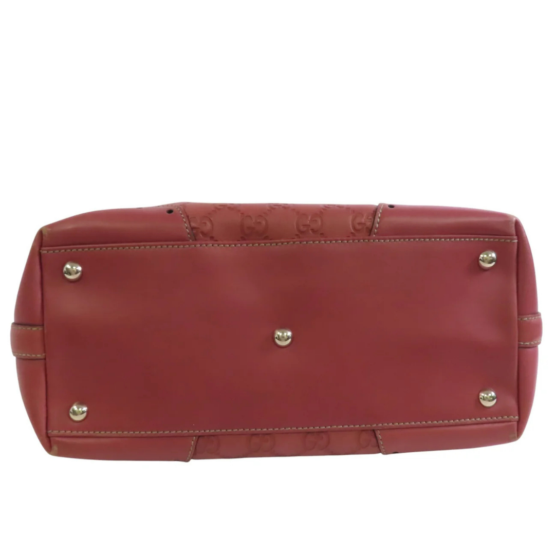 Gucci GG Tote Bag Leather Pink