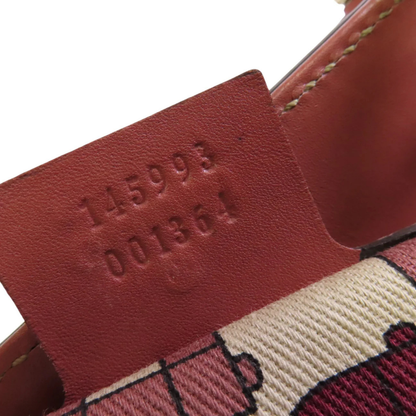 Gucci GG Tote Bag Leather Pink