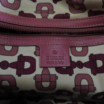 Gucci GG Tote Bag Leather Pink