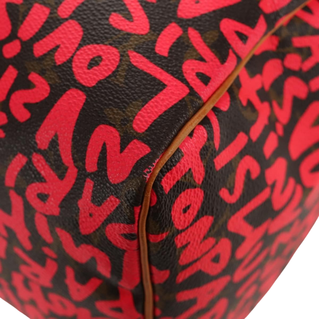 Louis Vuitton Graffity Speedy 30 Bag