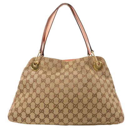 Gucci GG Shoulder Bag Canvas Brown
