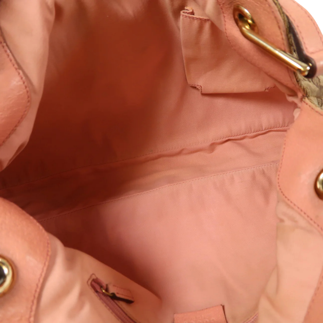 Gucci GG Shoulder Bag Canvas Brown