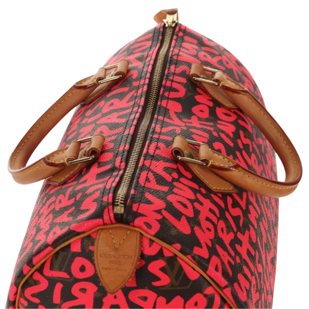 Louis Vuitton Graffity Speedy 30 Bag