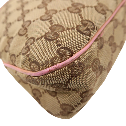 Gucci GG Shoulder Bag Canvas Brown